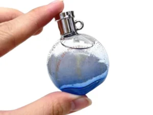 Hermès Merveilles Silver Blue 5 ml miniature de parfum de luxe en flacon élégant format voyage.
