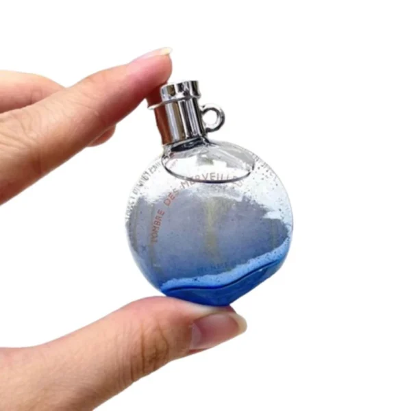 Hermès Merveilles Silver Blue 5 ml miniature de parfum de luxe en flacon élégant format voyage.